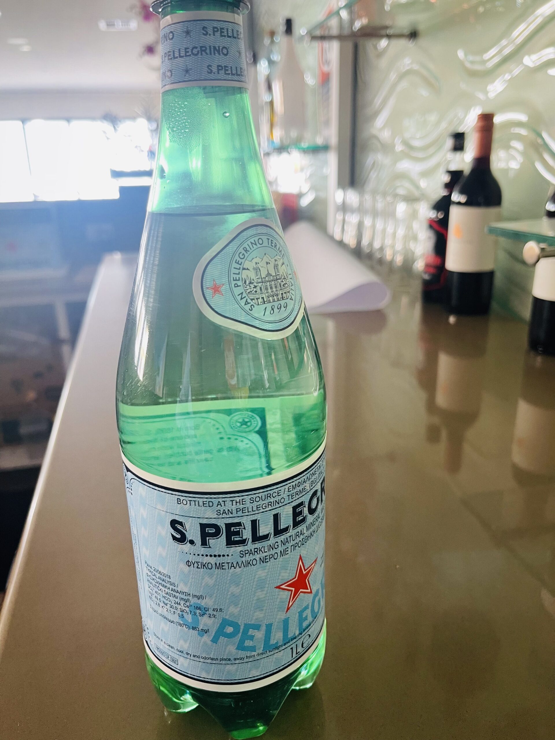 Sparkling water Bottle